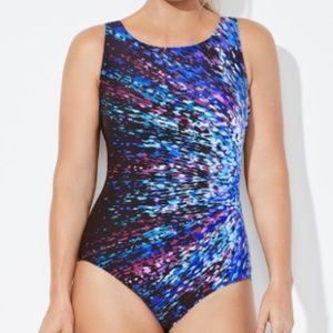 NWT Swimsuits For All One piece Swim Suit Sz 12